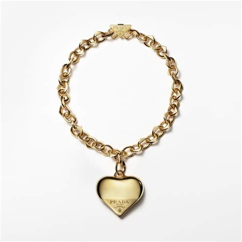 prada milano heart necklace|heart charm necklace magenta Prada.